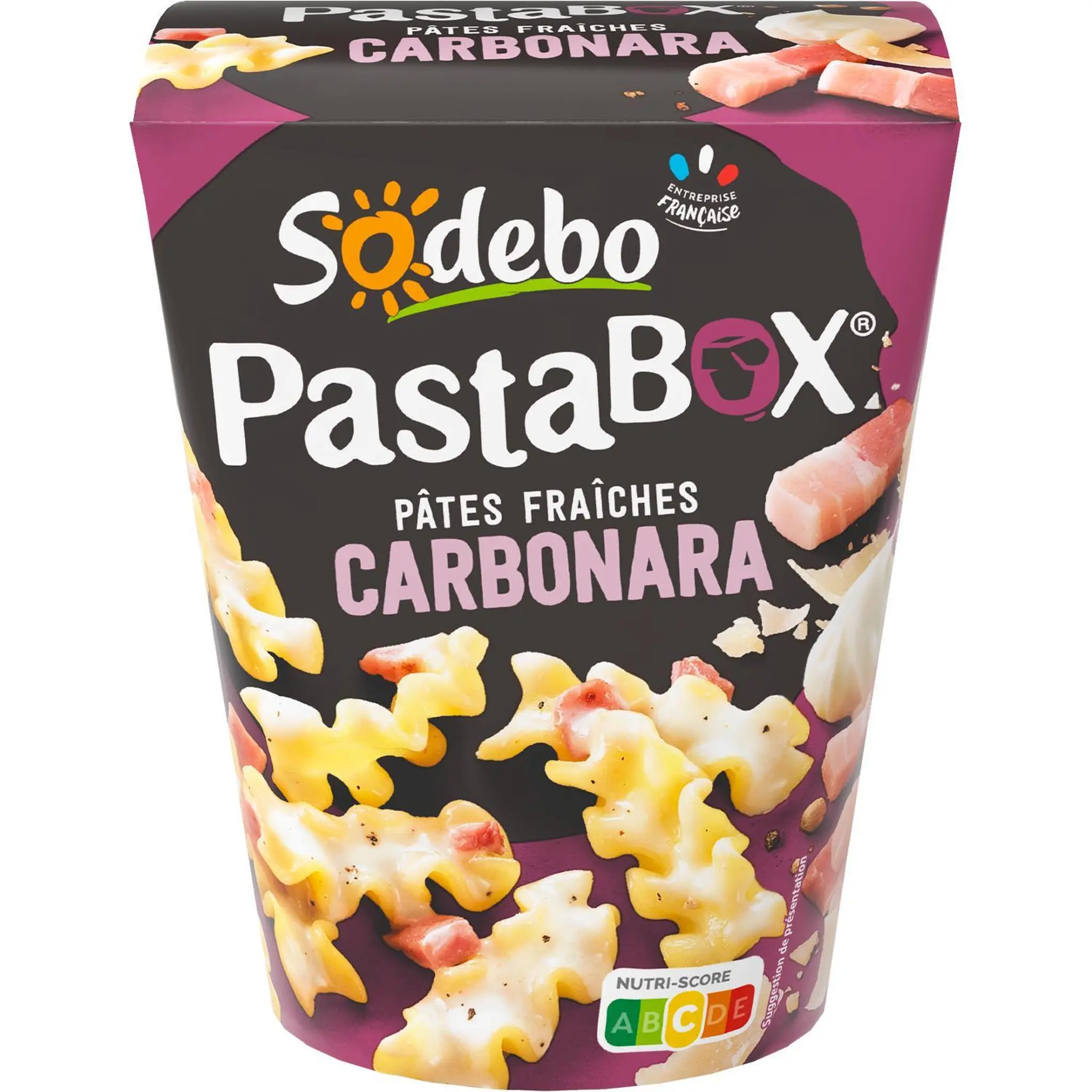 SODEBO Pasta box fusilli carbonara