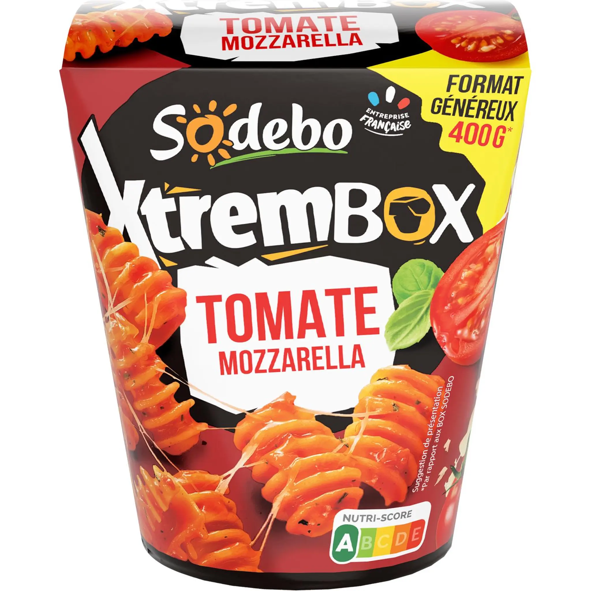 SODEBO Xtrem box radiatori tomate mozzarella