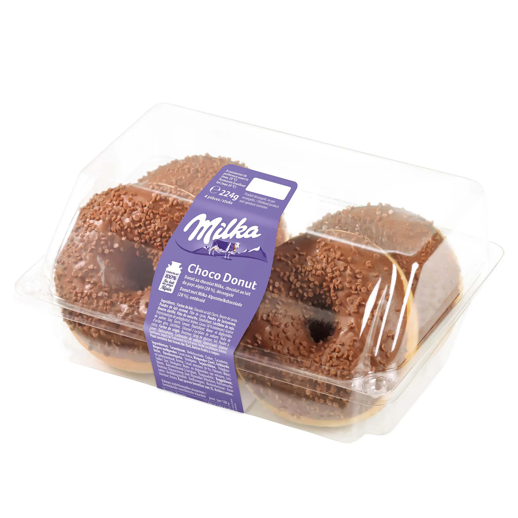 MILKA Donuts au chocolat