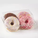 DOONY'S Assortiment de donuts avec glaçage et décor vermicelles