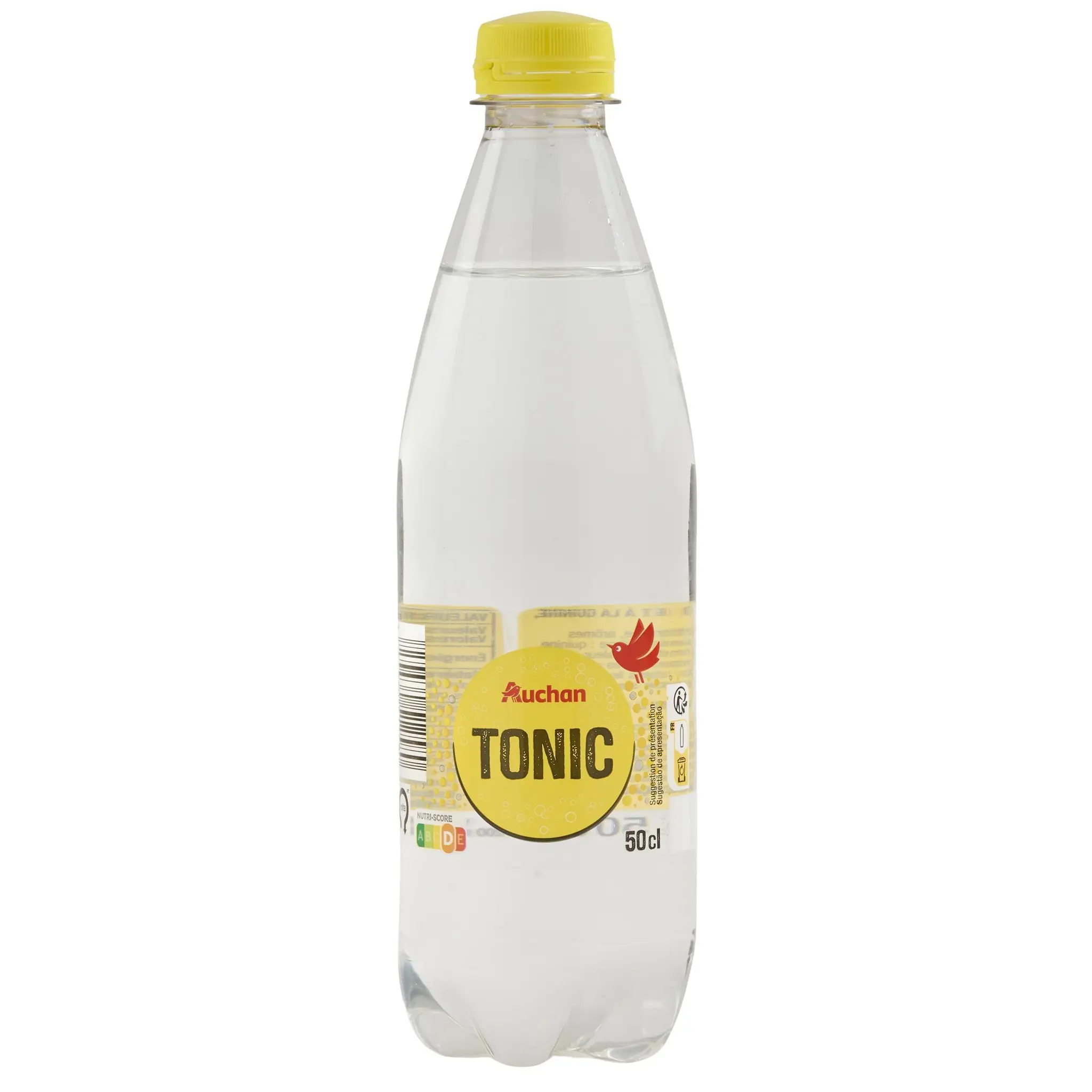 AUCHAN Boisson gazeuse Tonic à l'arôme naturel de quinine bouteille