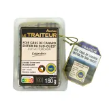 AUCHAN LE TRAITEUR Foie gras entier de canard du Sud-Ouest cuit au torchon IGP
