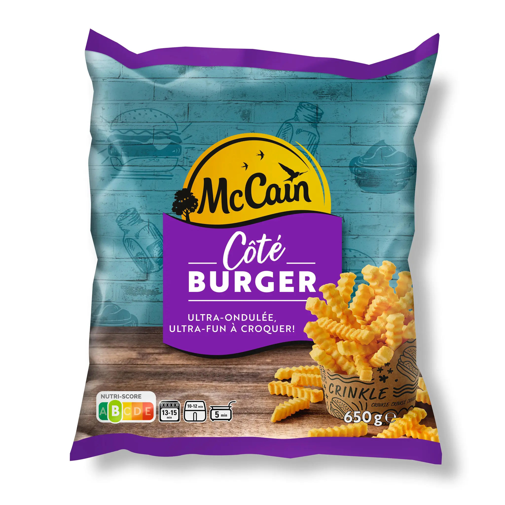 MCCAIN Côté burger ultra ondulée
