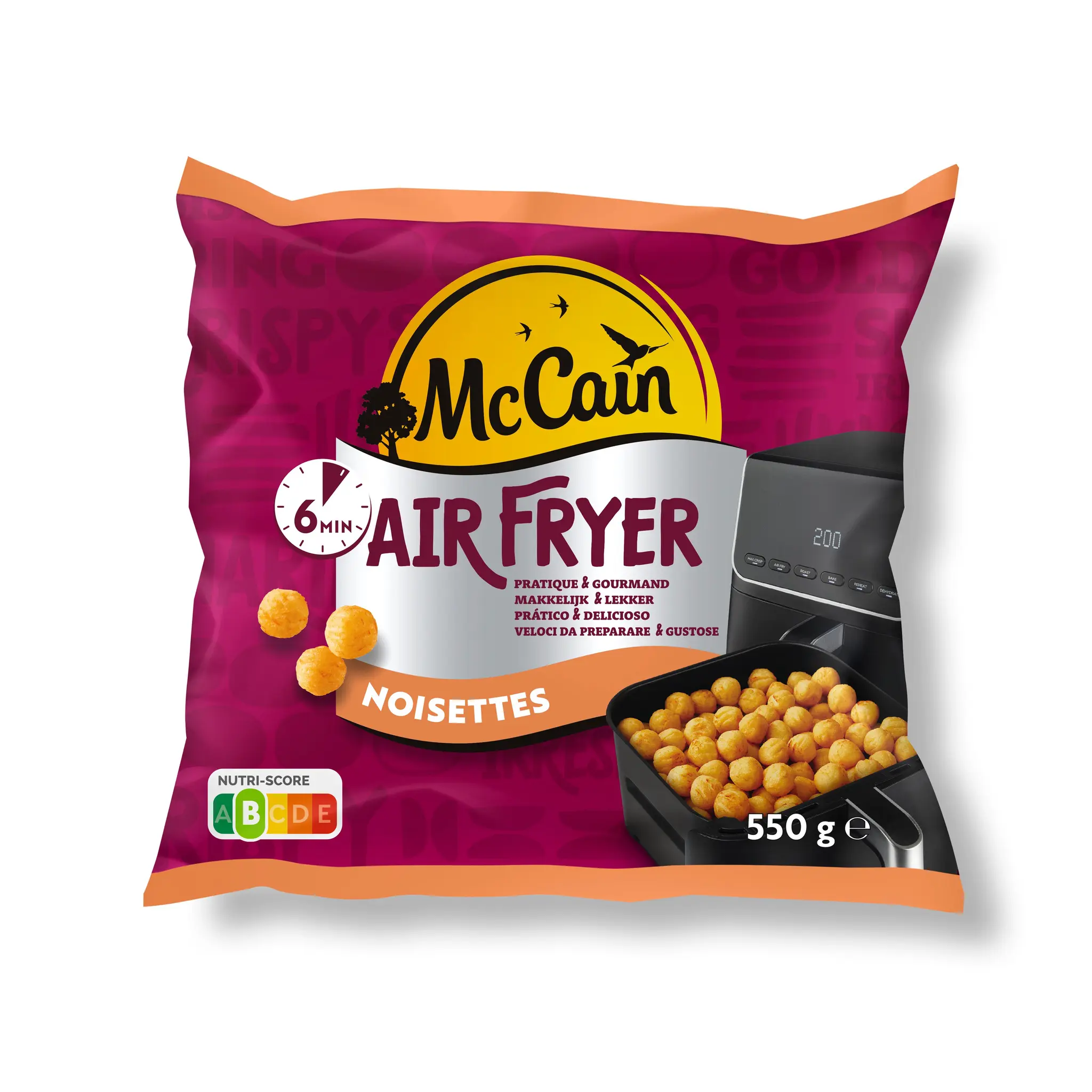 MCCAIN Pommes de terre noisettes air fryer
