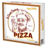 DELAMAMA Pizza Doublo Pepperono salamis épicés edam mozzarella surgelée