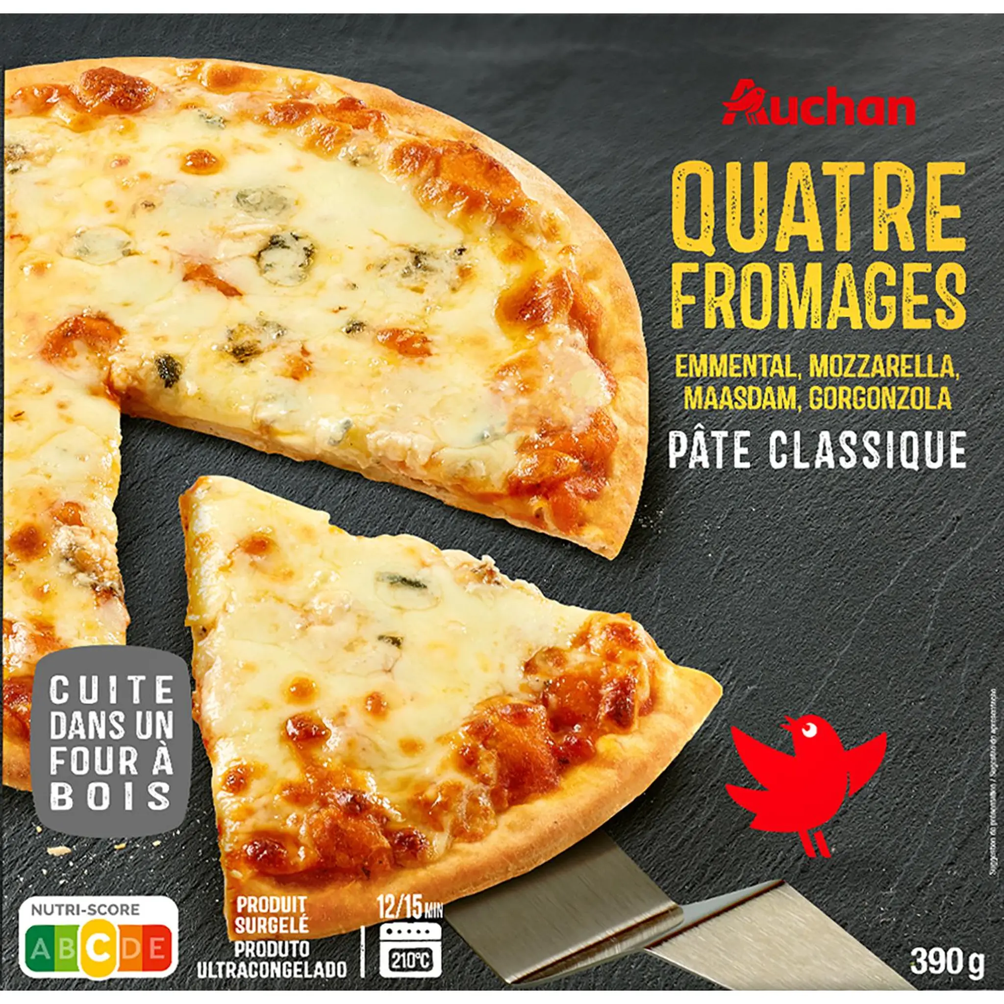 AUCHAN Pizza 4 fromages