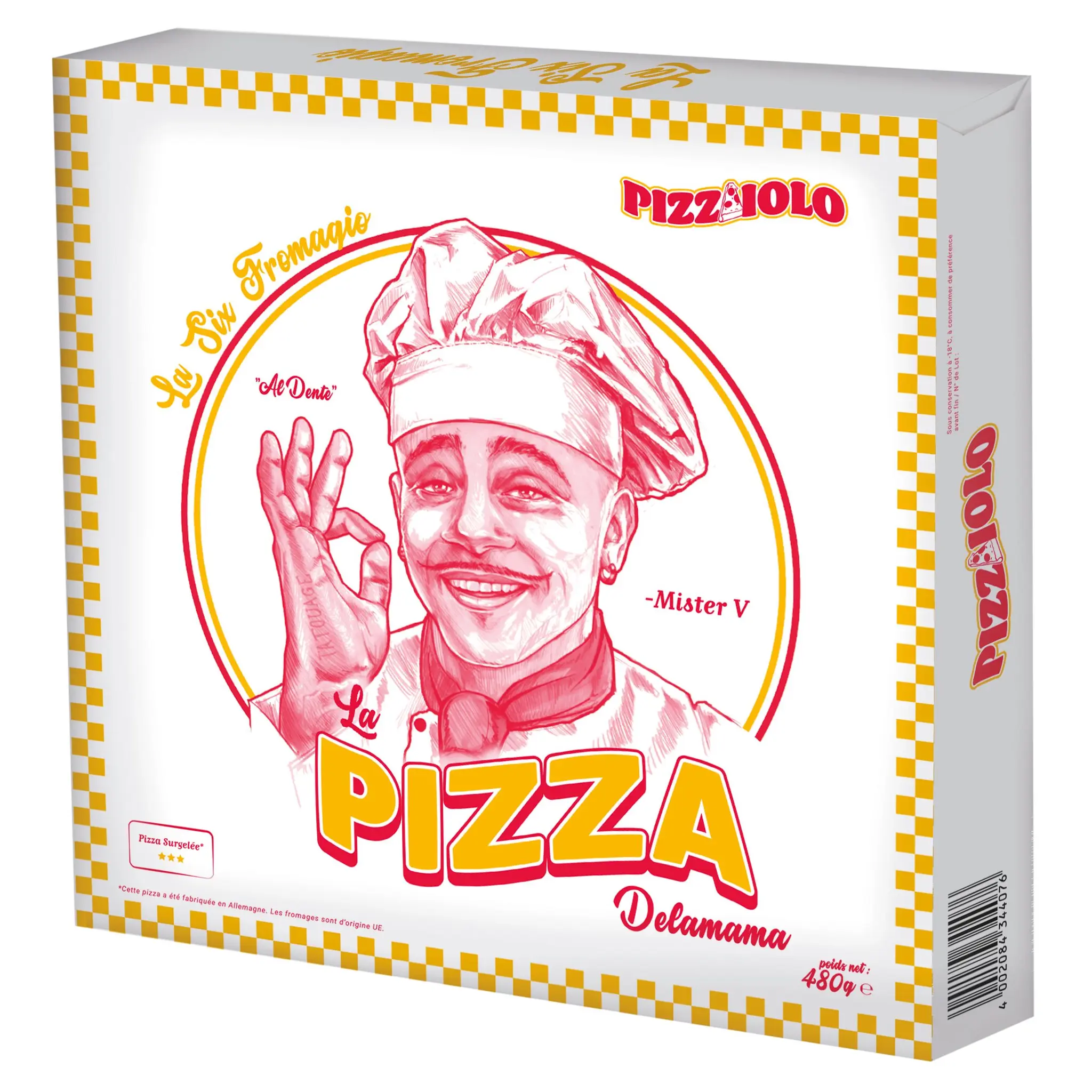 PIZZAIOLO Pizza aux 6 fromages - Mister V