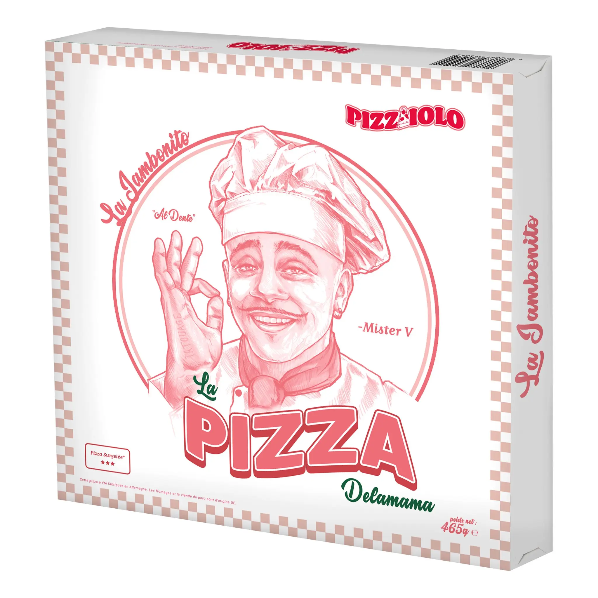PIZZAIOLO Delamama Pizza au jambon Mister V