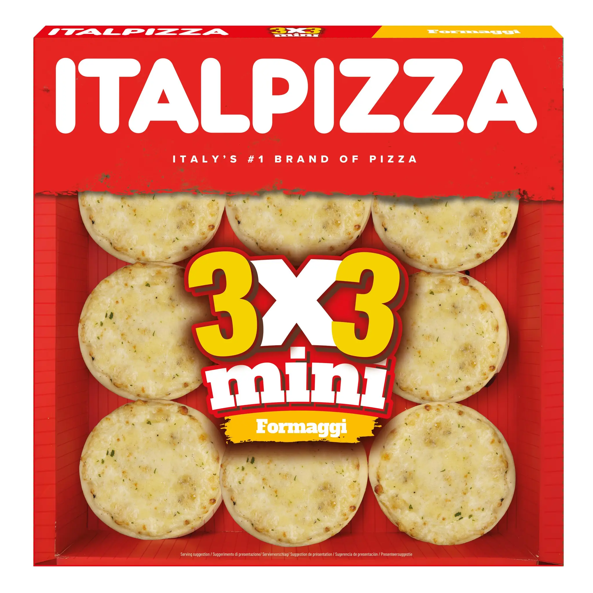ITALPIZZA Mini pizza au fromage