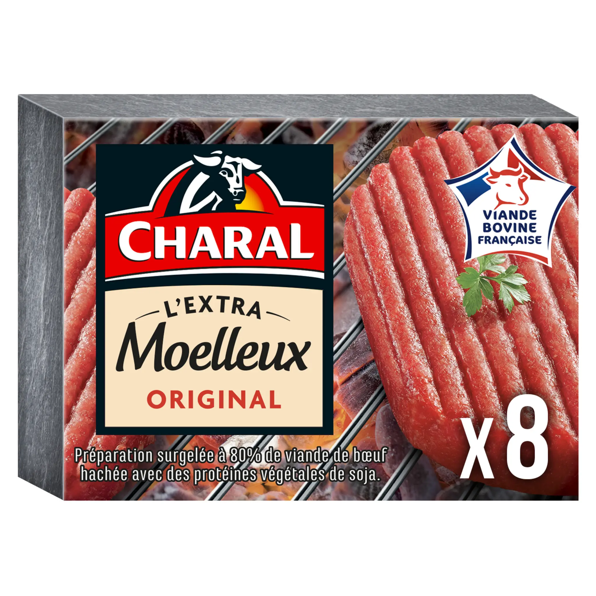 CHARAL Original Extra moelleux hachés au bœuf