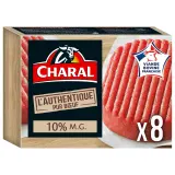 CHARAL L'Authentique steaks hachés pur bœuf 10%MG