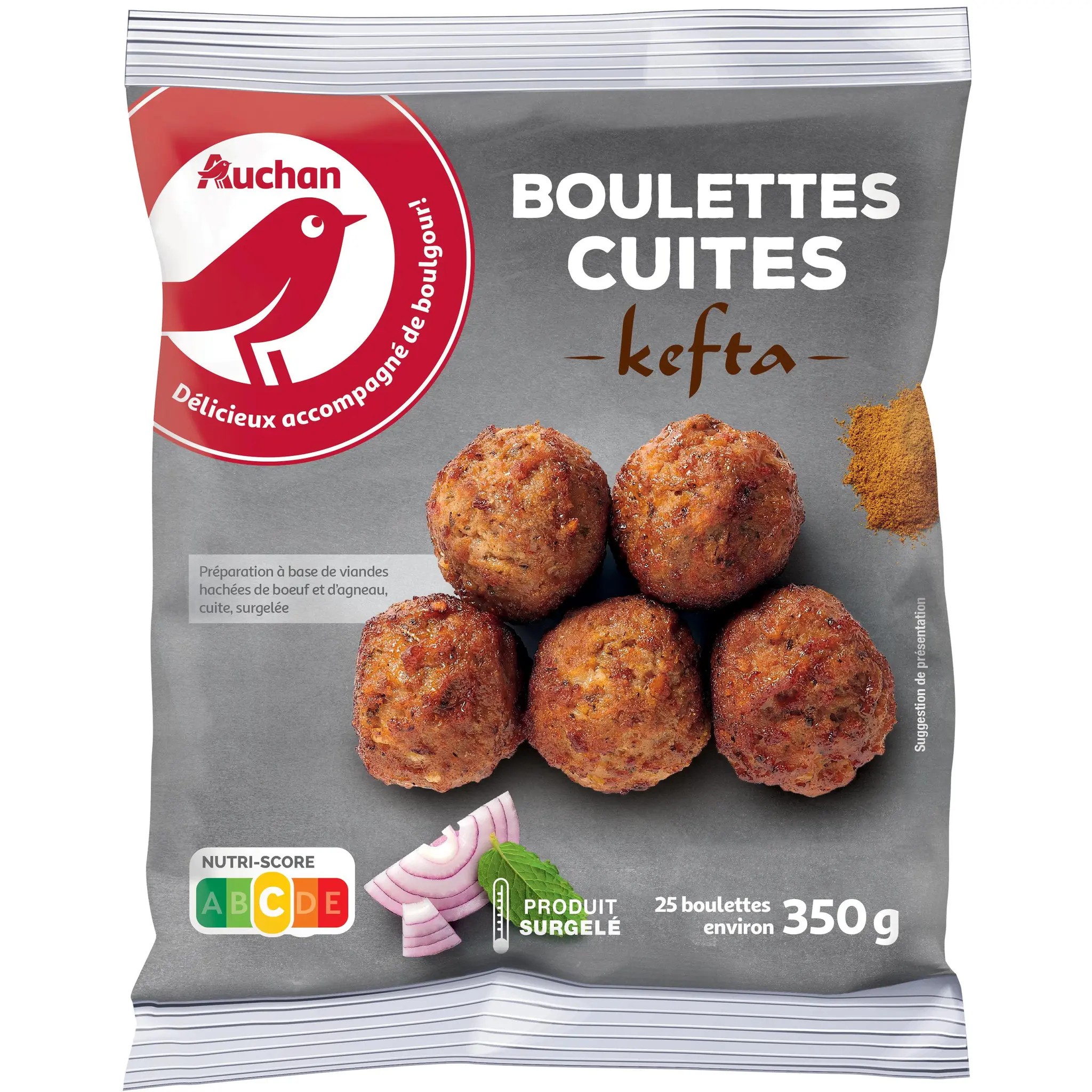 AUCHAN Boulettes kefta cuites