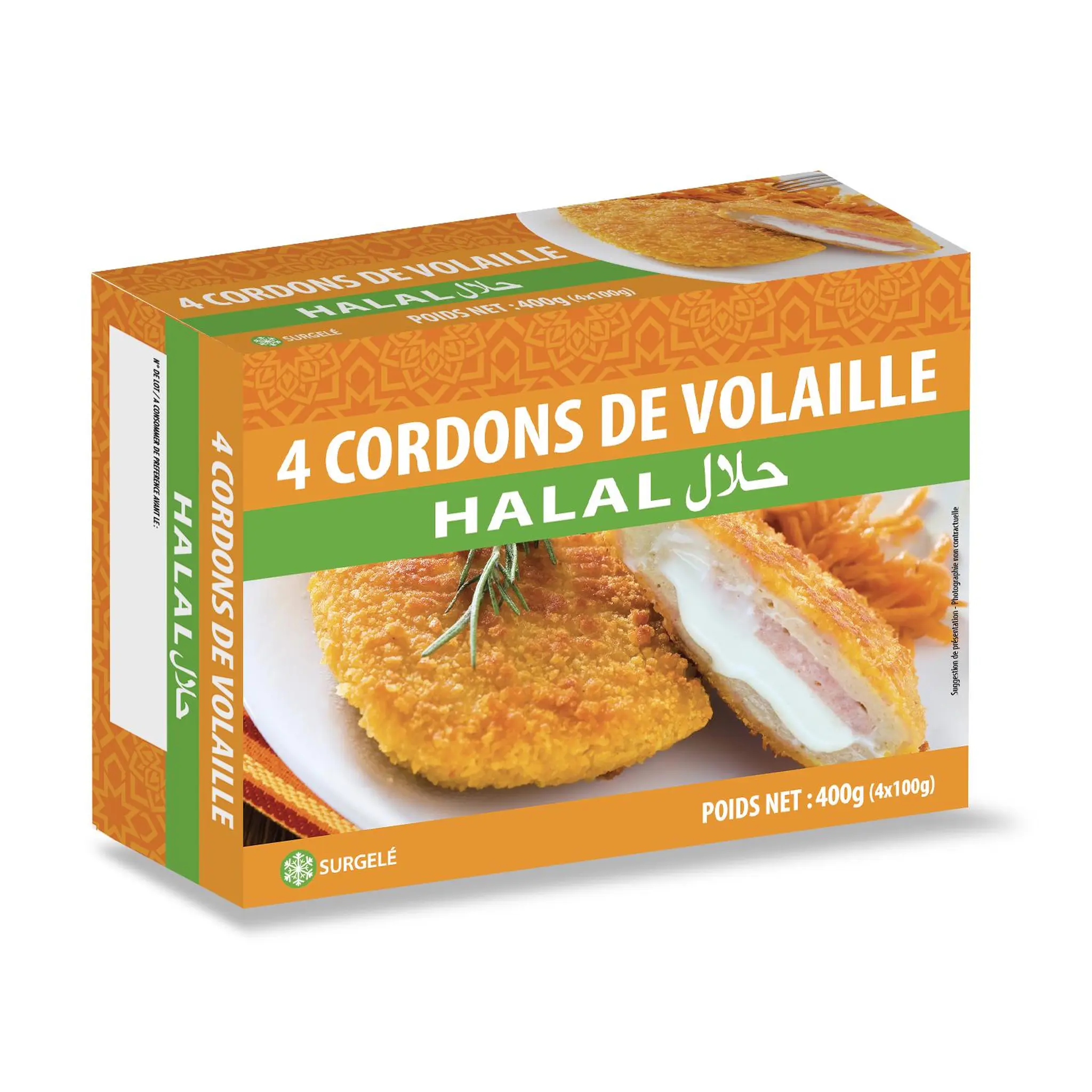 Panés de dinde halal