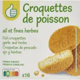 POUCE Croquettes de poisson ail et fines herbes