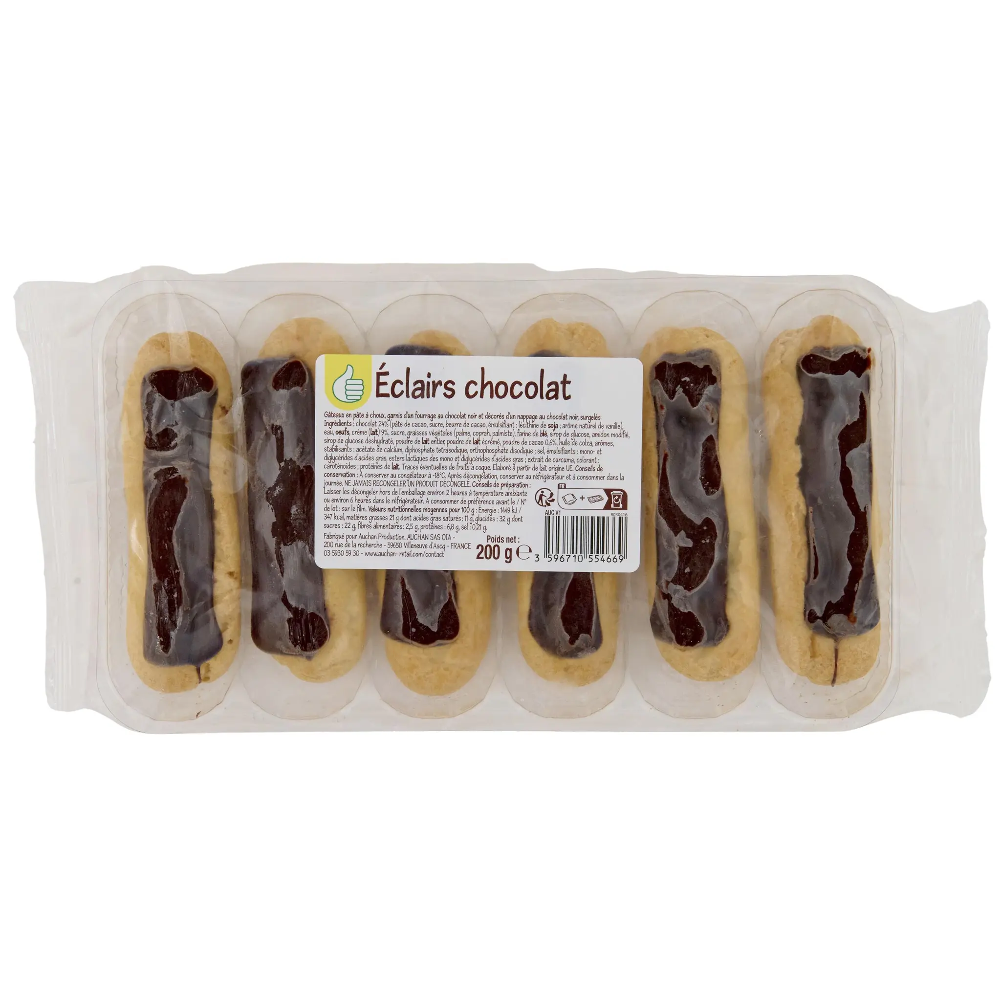 POUCE Éclairs au chocolat