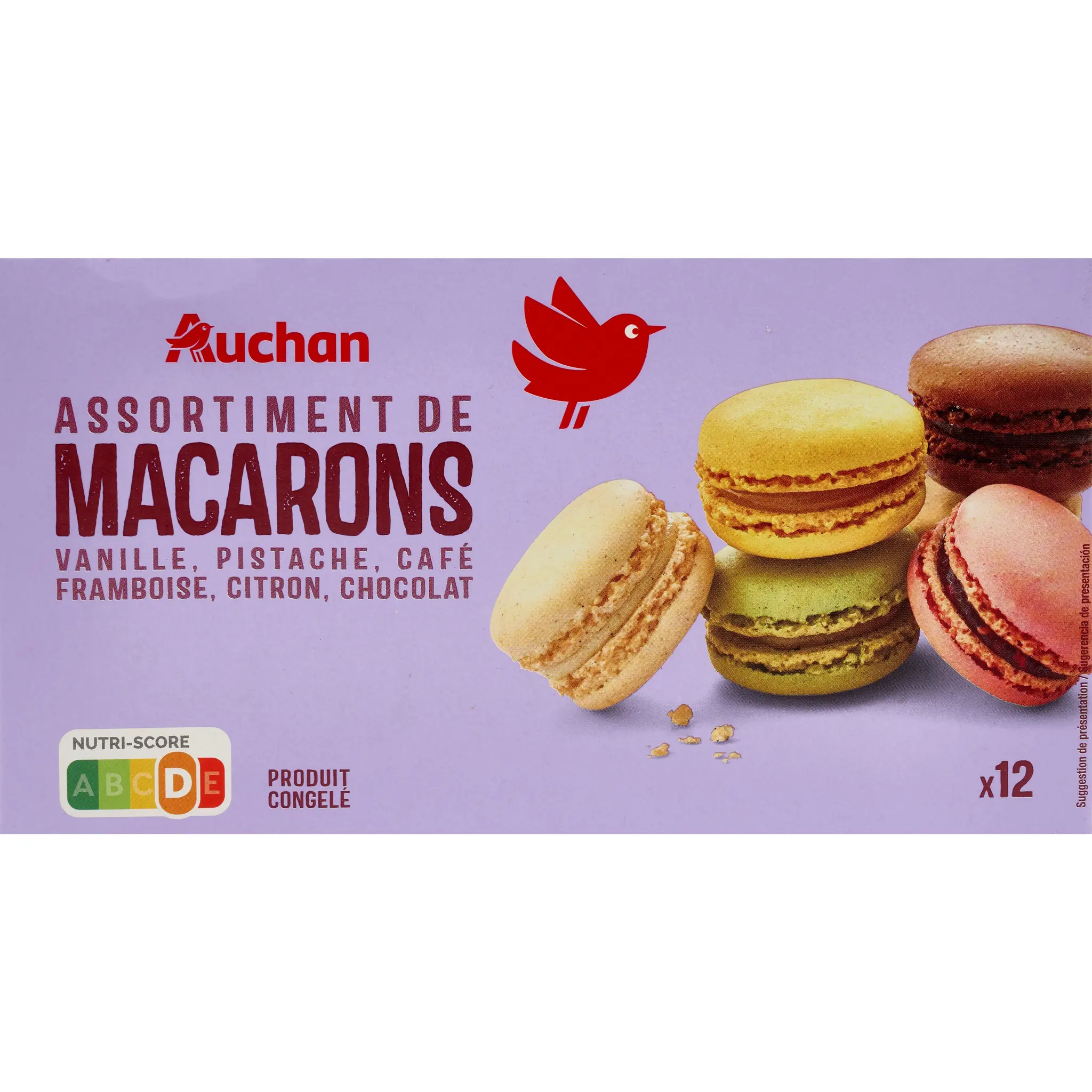 AUCHAN Assortiment de macarons