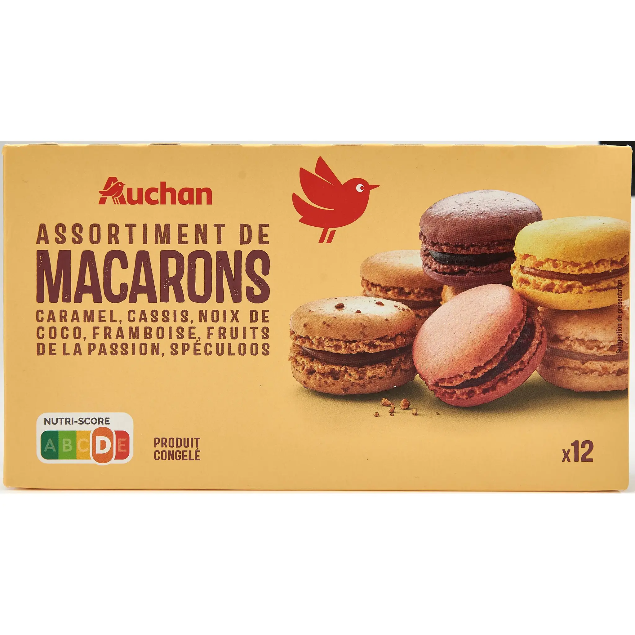 AUCHAN Assortiment de macarons
