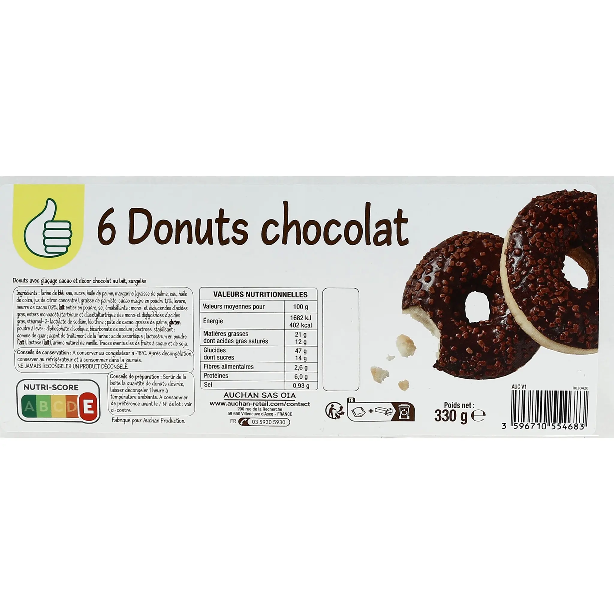 POUCE Donuts au chocolat