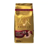 L'OR Absolu Café en grains Suprême notes boisées et pointe de muscade intensité 13
