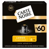 CARTE NOIRE Capsules de café Lungo classique n°6 équilibré et aromatique compatibles Nespresso