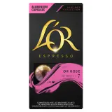 L'OR Espresso Capsules de café or rose intensité 7 compatibles Nespresso