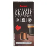 AUCHAN Capsules de café Espresso intensité 6 compatibles Nespresso