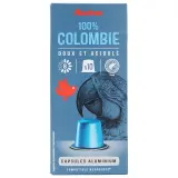 AUCHAN Capsules de café pur arabica Colombie intensité 8 compatibles Nespresso