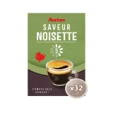 AUCHAN Dosettes de café saveur noisette intensité 5 compatibles Senseo