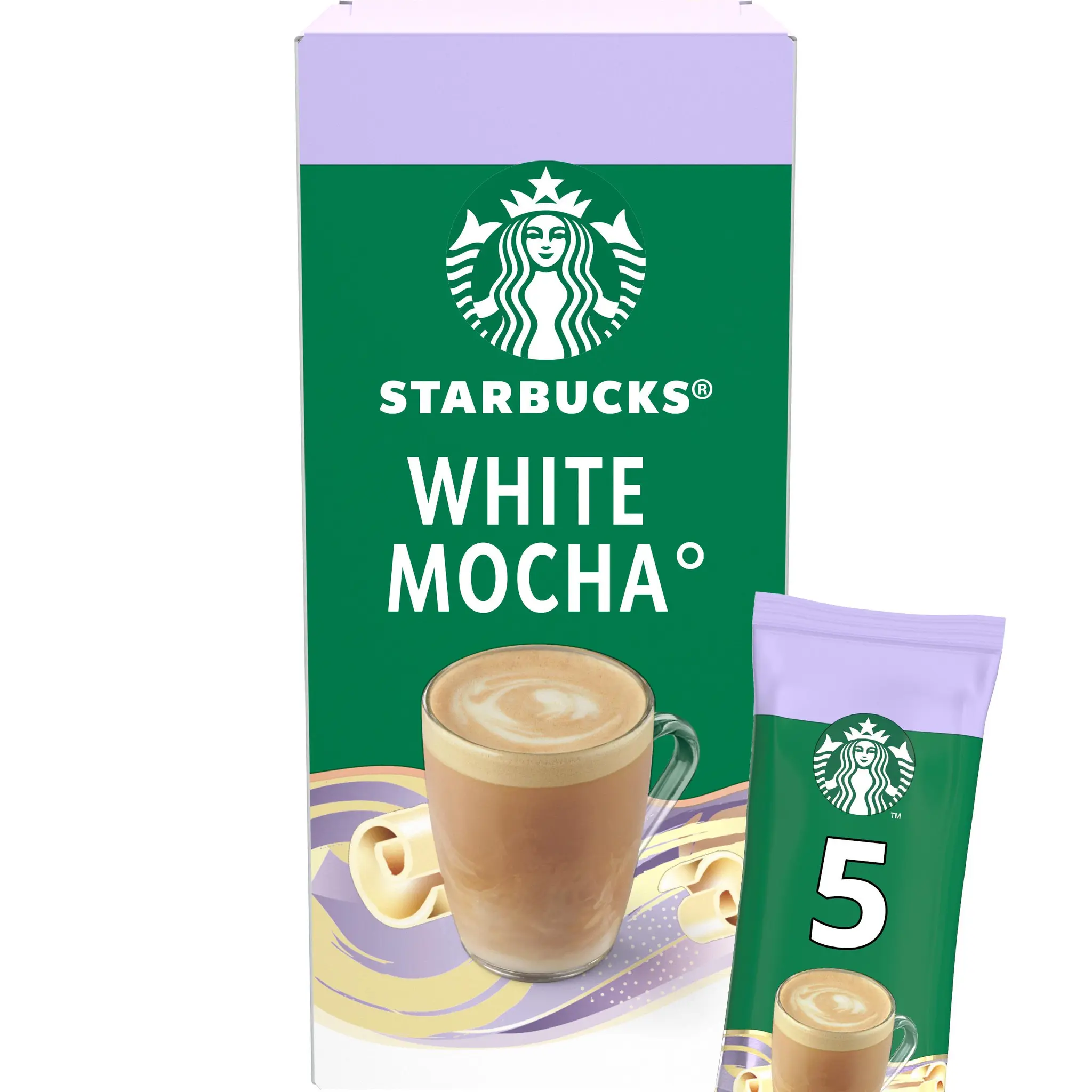 STARBUCKS Sticks de café white mocha goût chocolat blanc