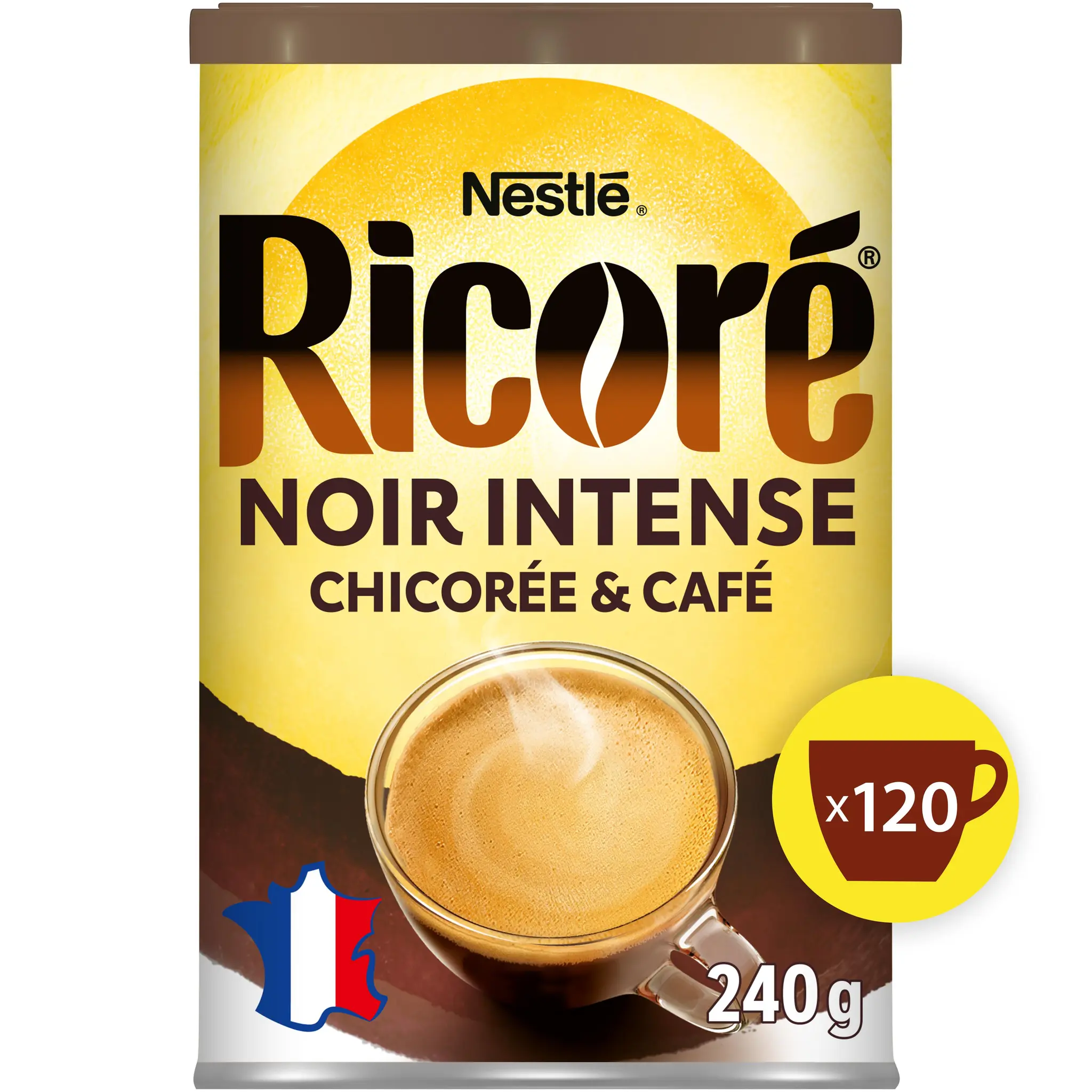 NESTLE Café chicorée noir intense soluble Ricoré