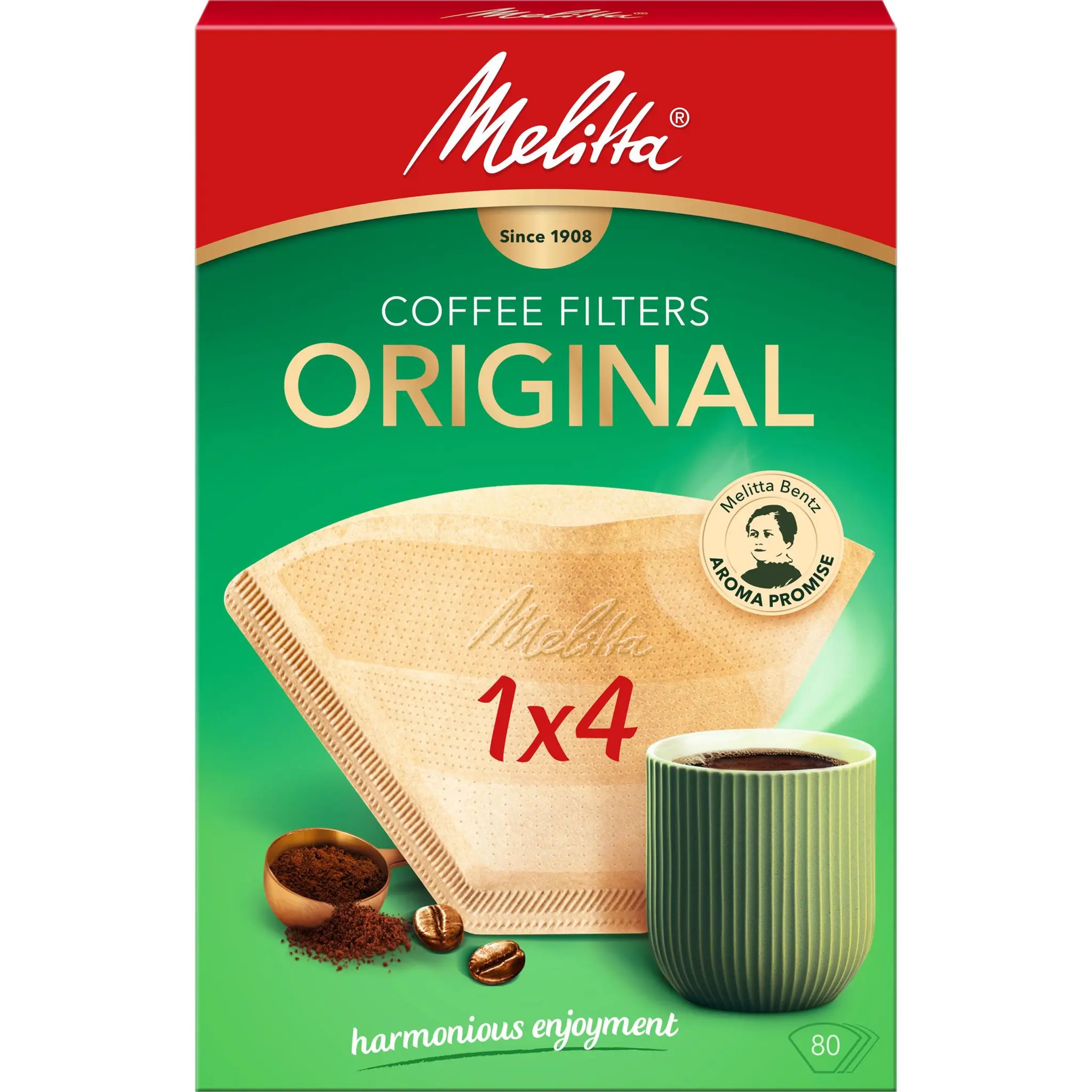 MELITTA Filtres à café original 1x4