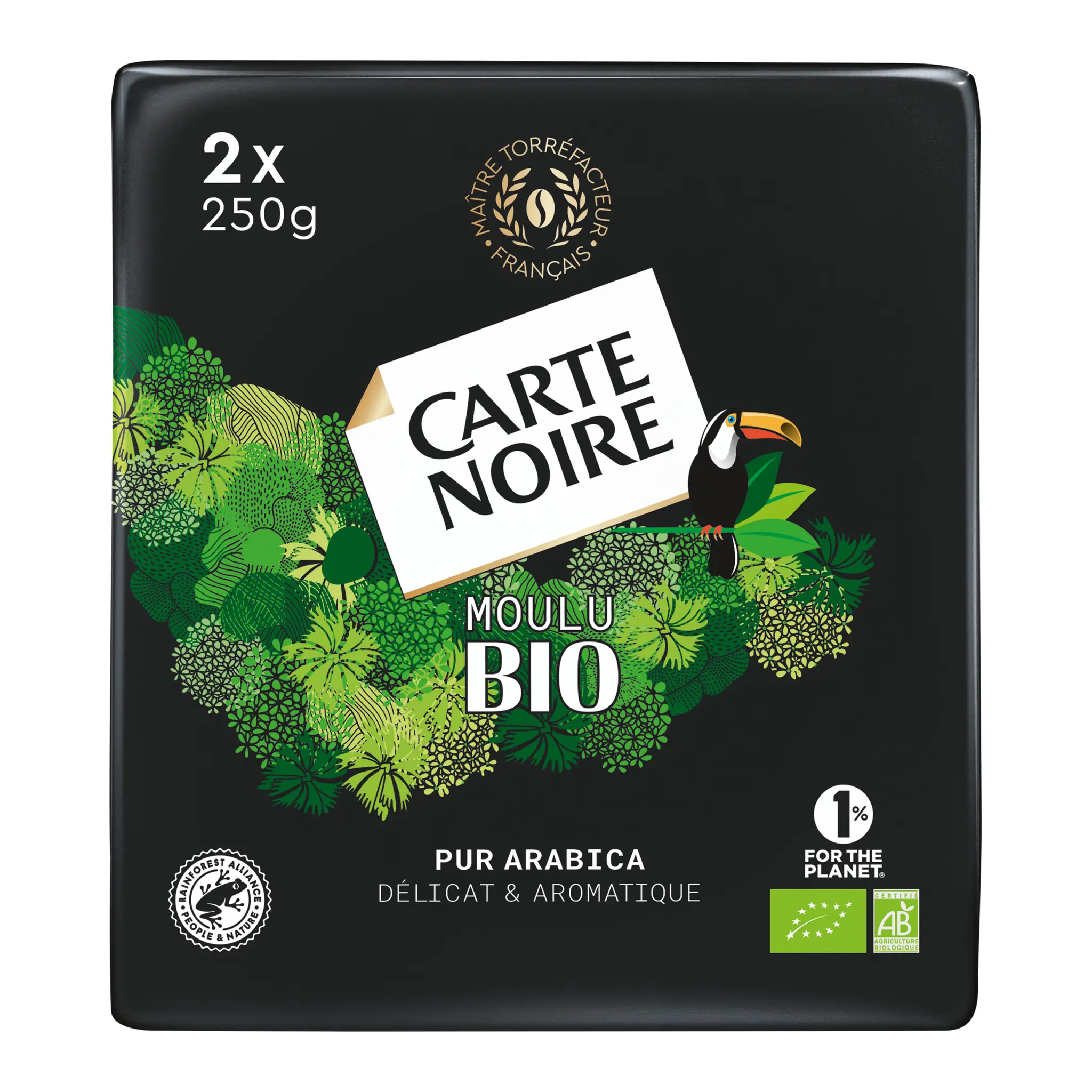 CARTE NOIRE Café moulu bio pur arabica