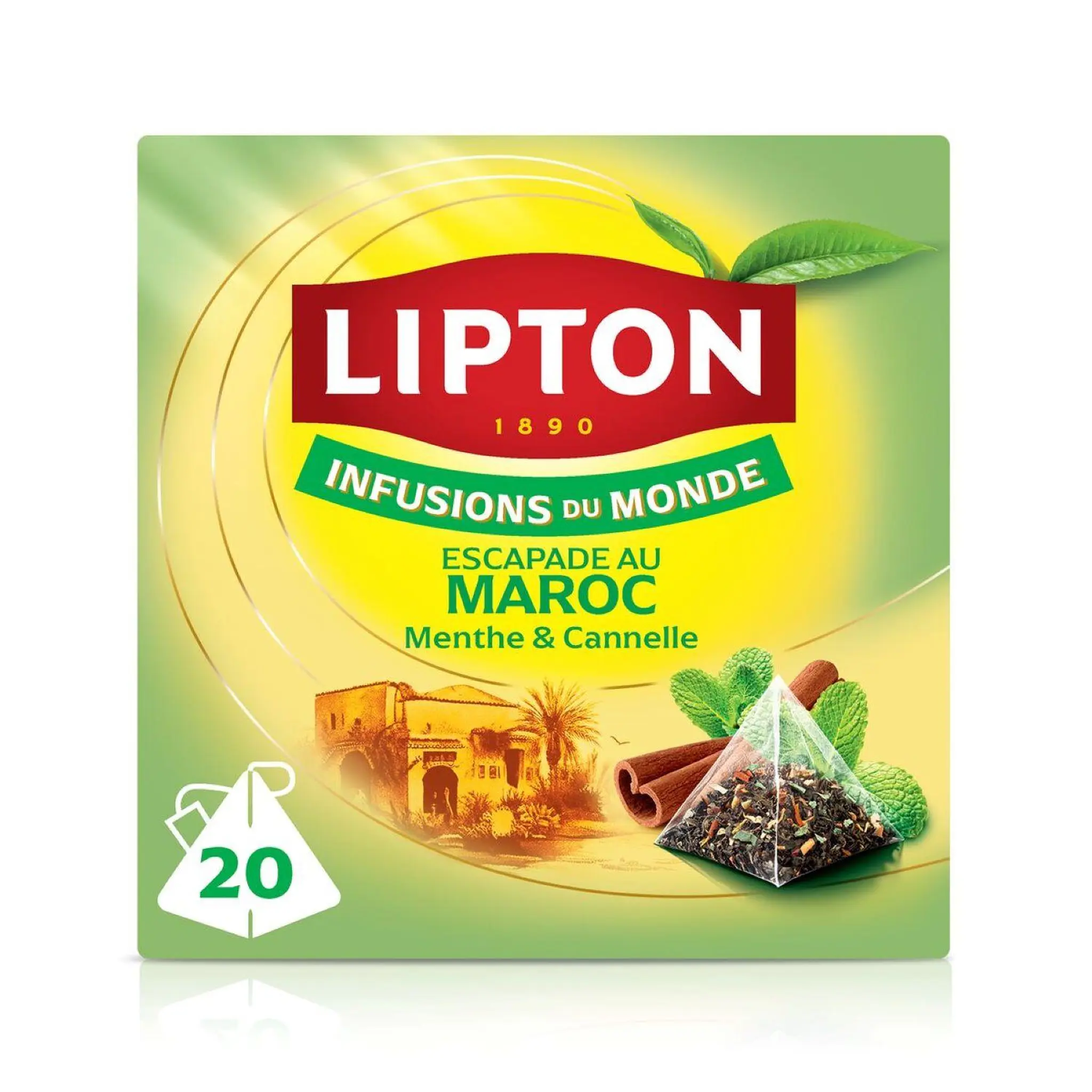 LIPTON Infusion Voyage au Maroc menthe et cannelle