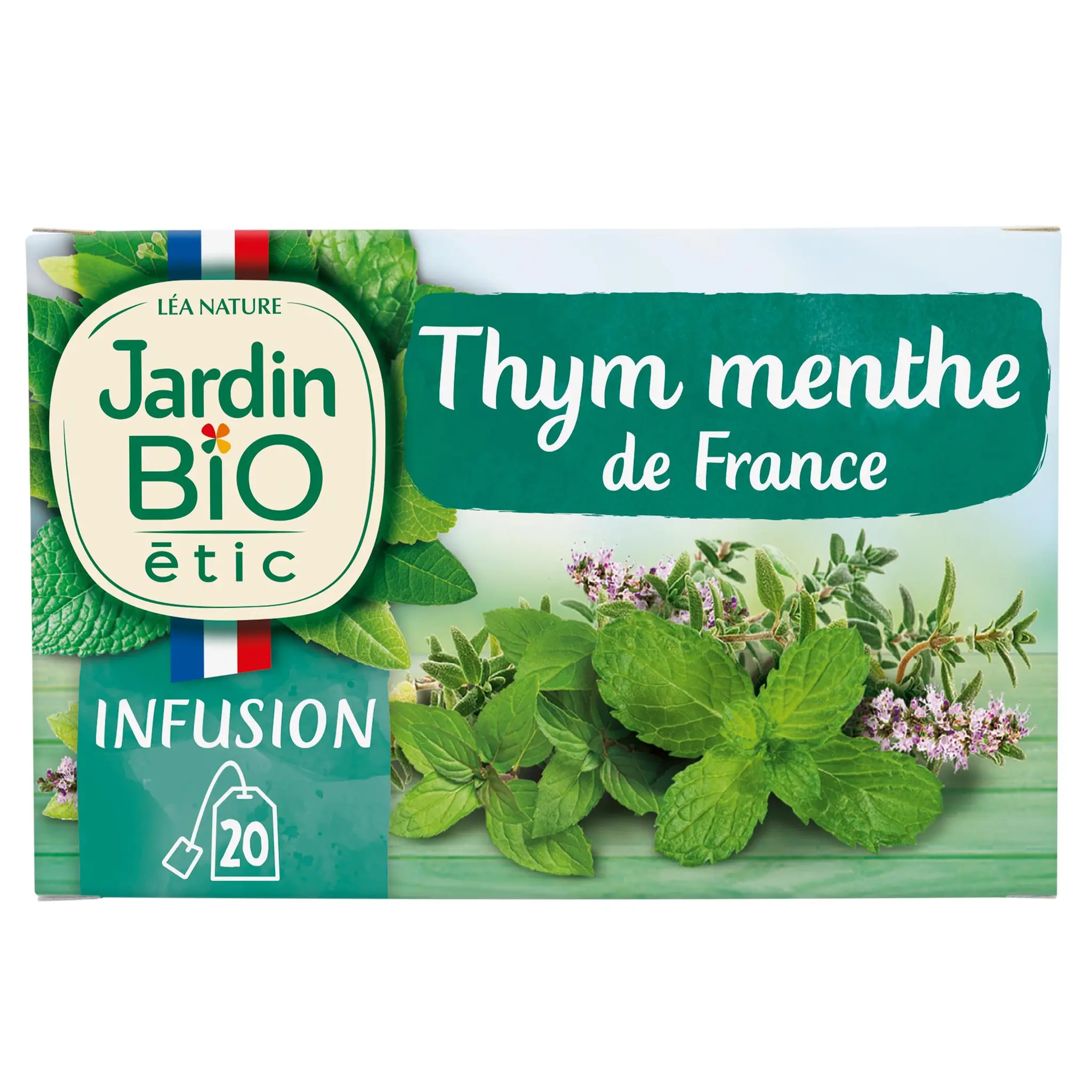 JARDIN BIO ETIC Infusion fraicheur thym menthe