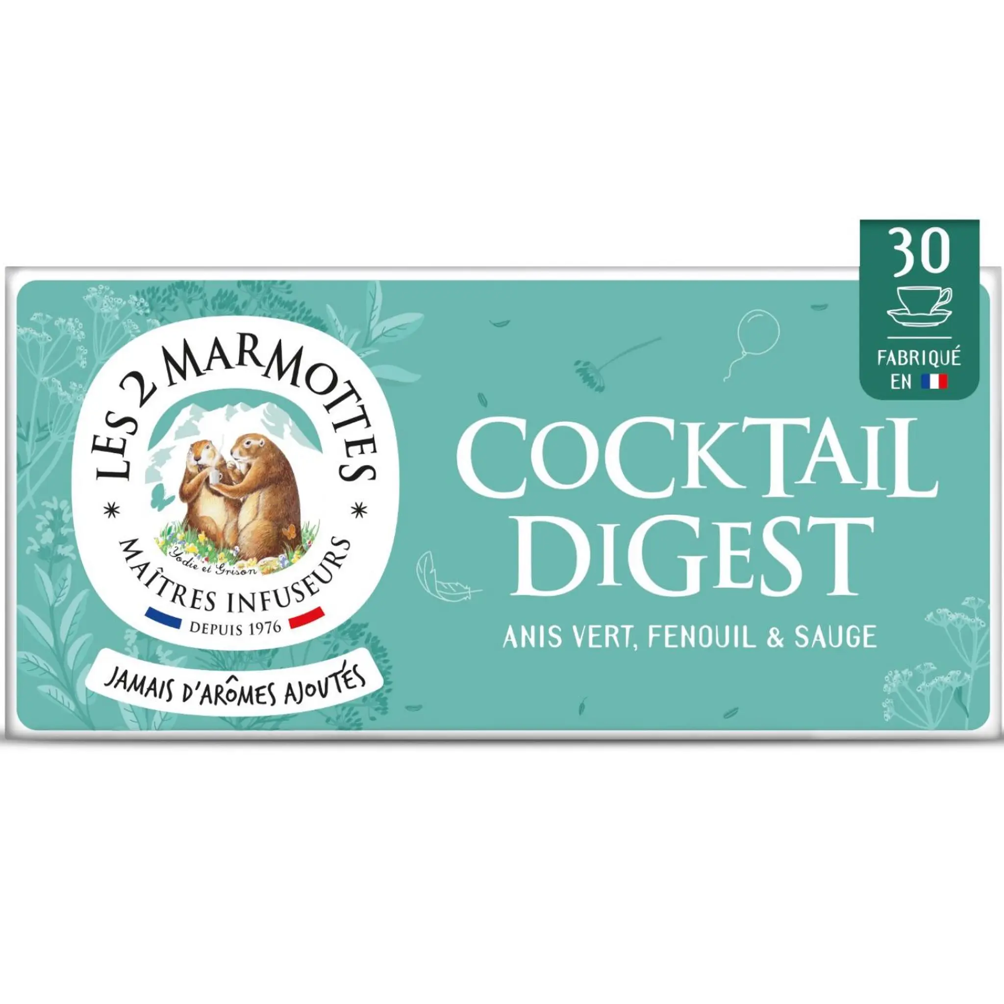 LES 2 MARMOTTES Infusion cocktail digestion