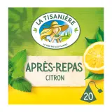 LA TISANIERE Infusion après-repas au citron et baobab menthe poivrée graines d'anis