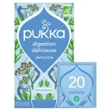 PUKKA Infusion bio digestion délicieuse au fenouil anis et cardamome