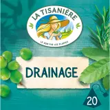 LA TISANIERE Infusion drainage maté grains de café vert romarin