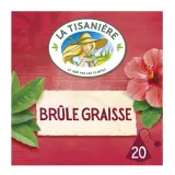 LA TISANIERE Infusion brûle graisse aromatisée saveur grenade