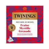 TWININGS Infusion ayurveda fraise myrtille grenade