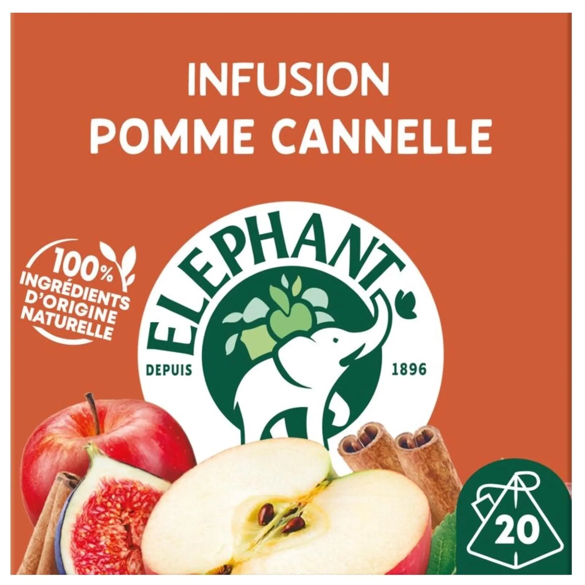 ELEPHANT Infusion pomme cannelle touche de figue