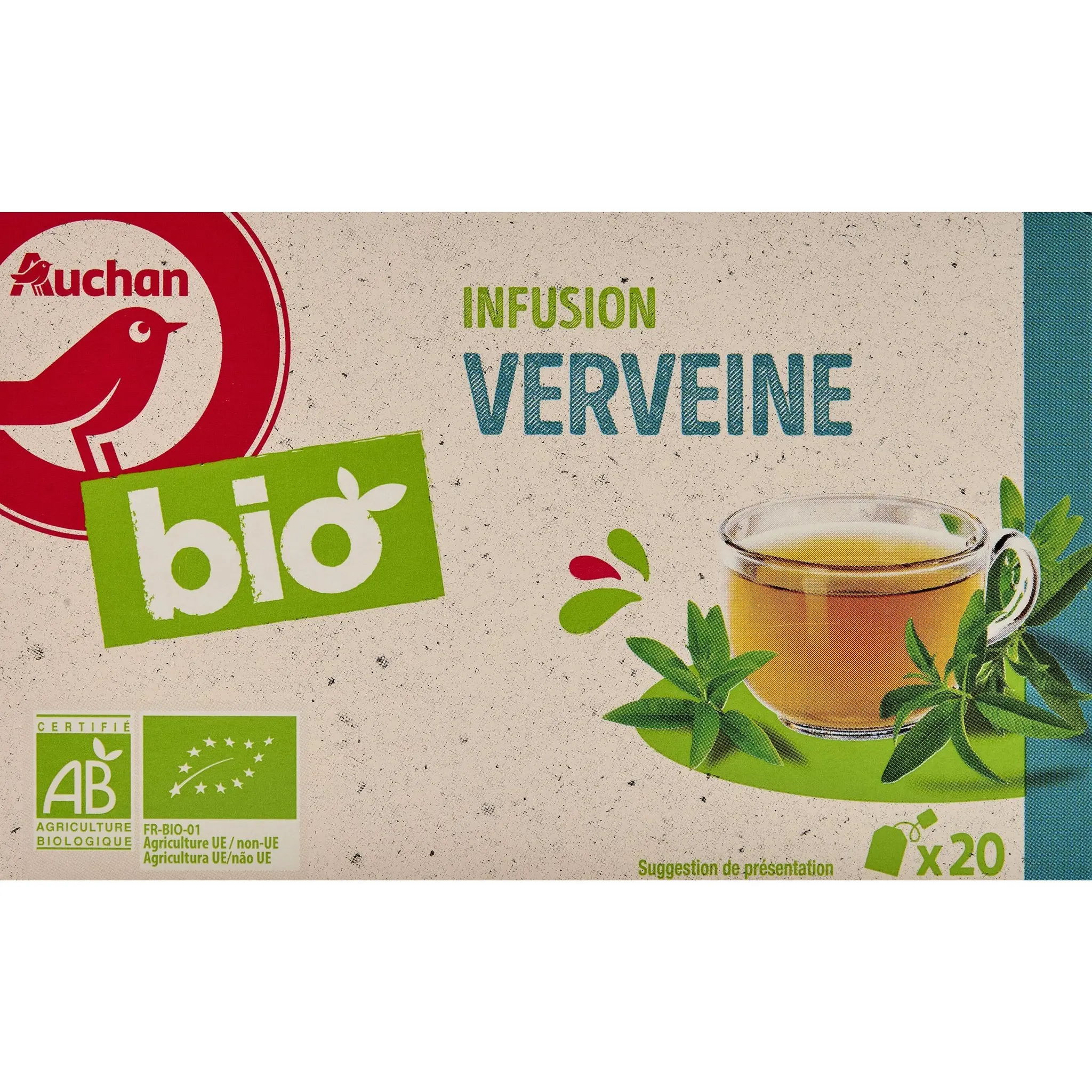 AUCHAN BIO Infusion verveine