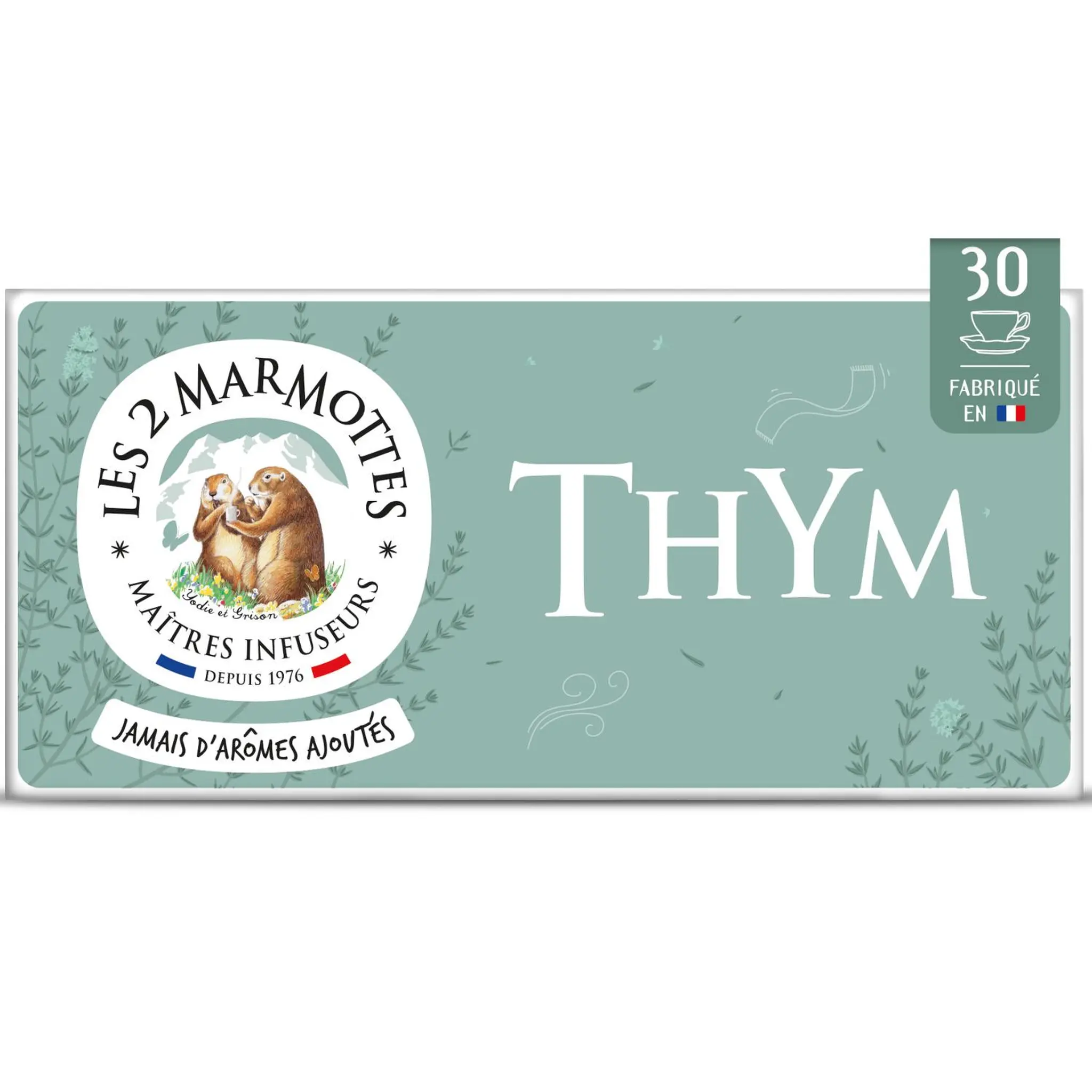 LES 2 MARMOTTES Infusion thym des marmottes