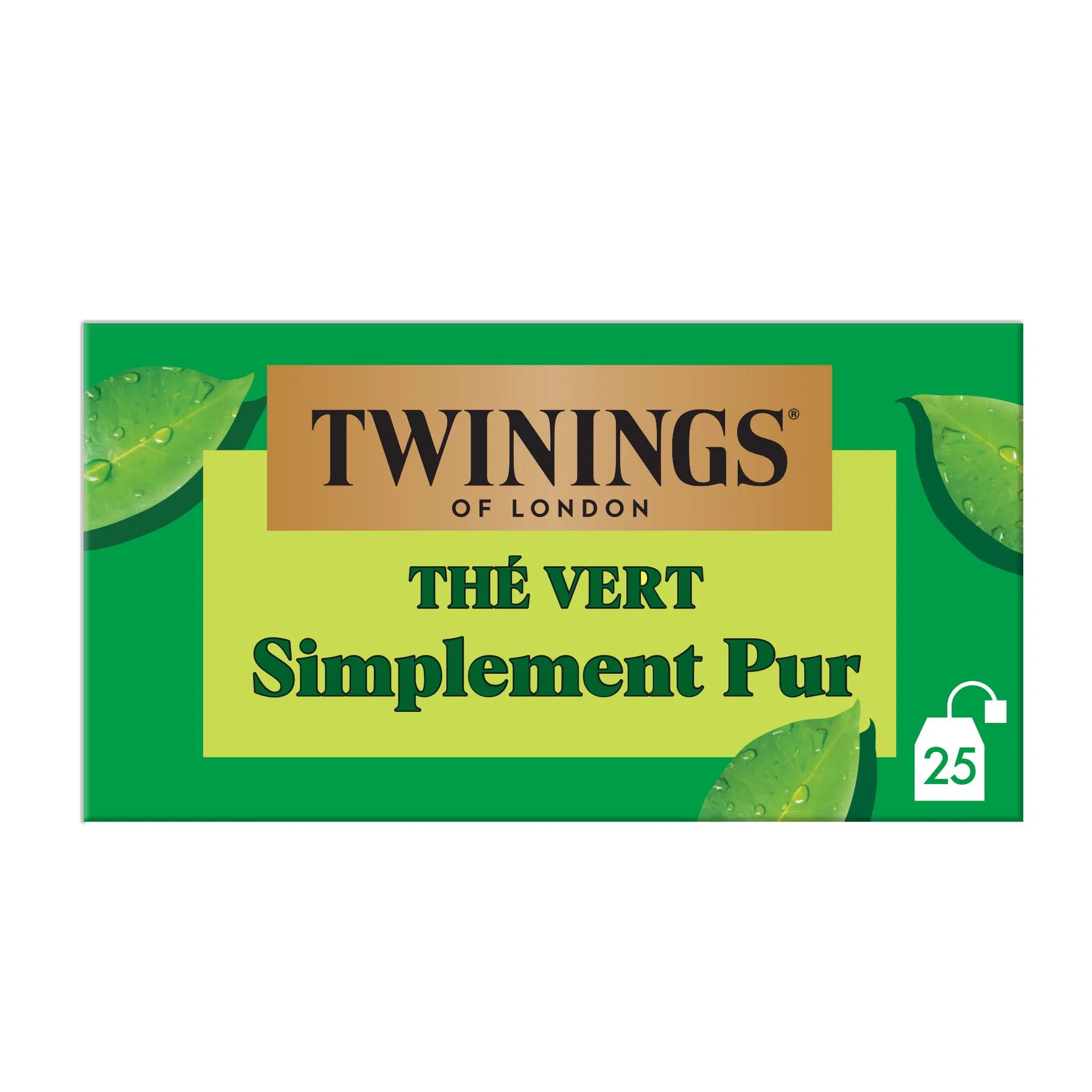 TWININGS Thé vert simplement pur