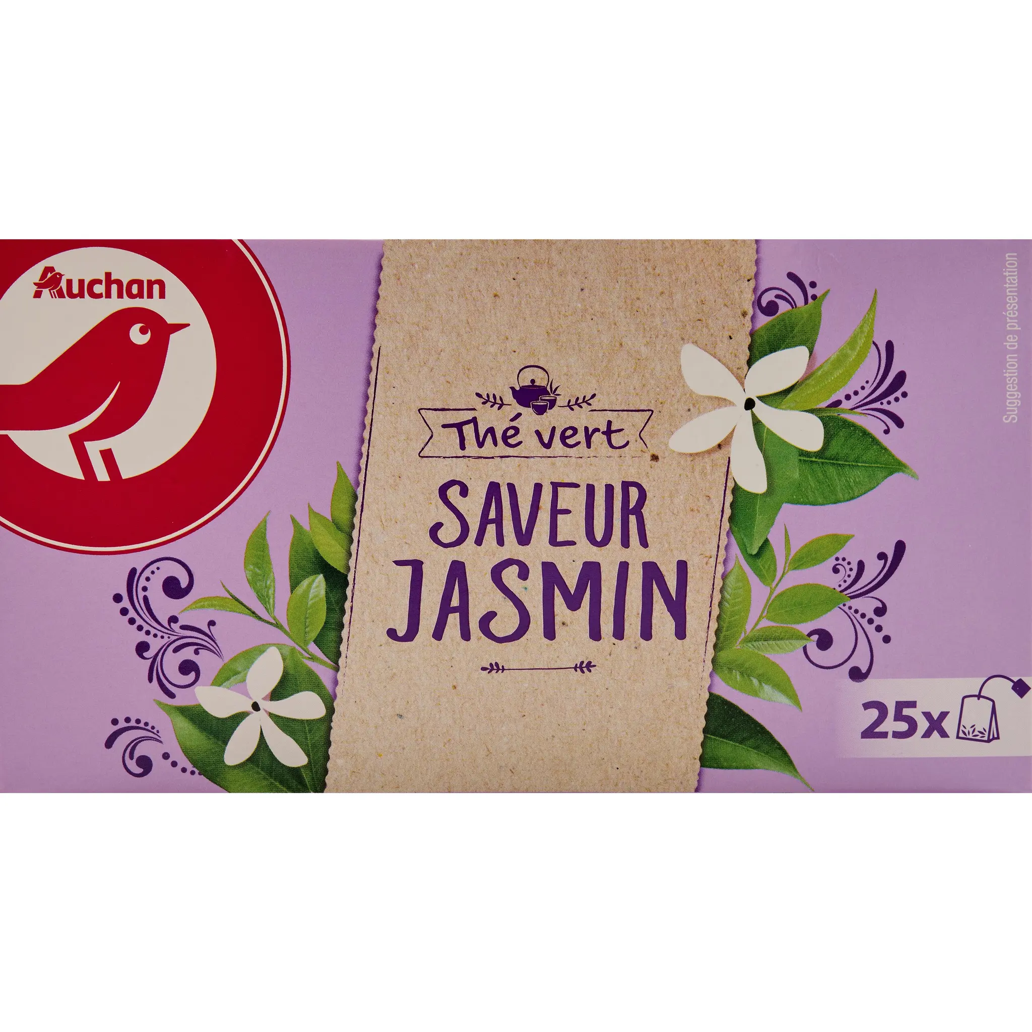 AUCHAN Thé vert jasmin
