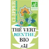 CLIPPER Thé vert à la menthe bio