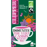 CLIPPER Thé vert Immunité cassis matcha bio
