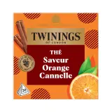 TWININGS Thé noir saveur orange cannelle