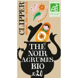 CLIPPER Thé noir aux agrumes bio
