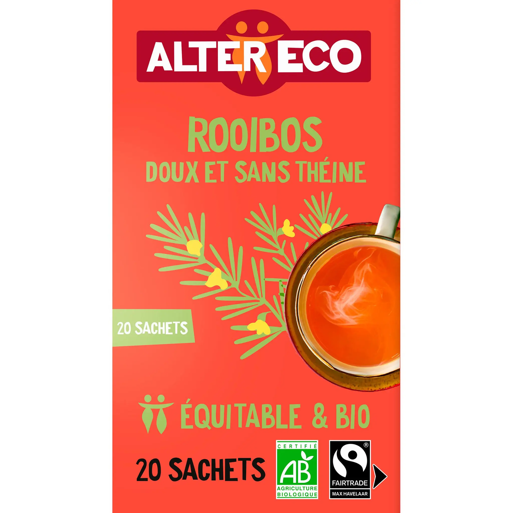 ALTER ECO Thé rouge au rooibos bio équitable